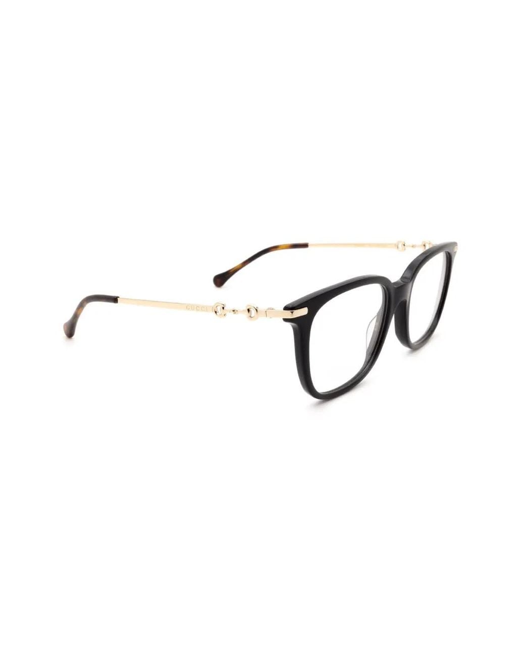 Gucci Black Horsebit Glasses