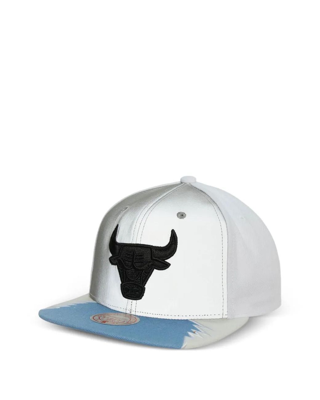 Mitchell & Ness White Nba Chicago Bulls Snapback Cap for men