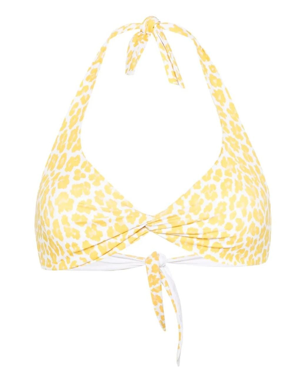 Fisico Bikinitop Met Luipaardprint in het Metallic
