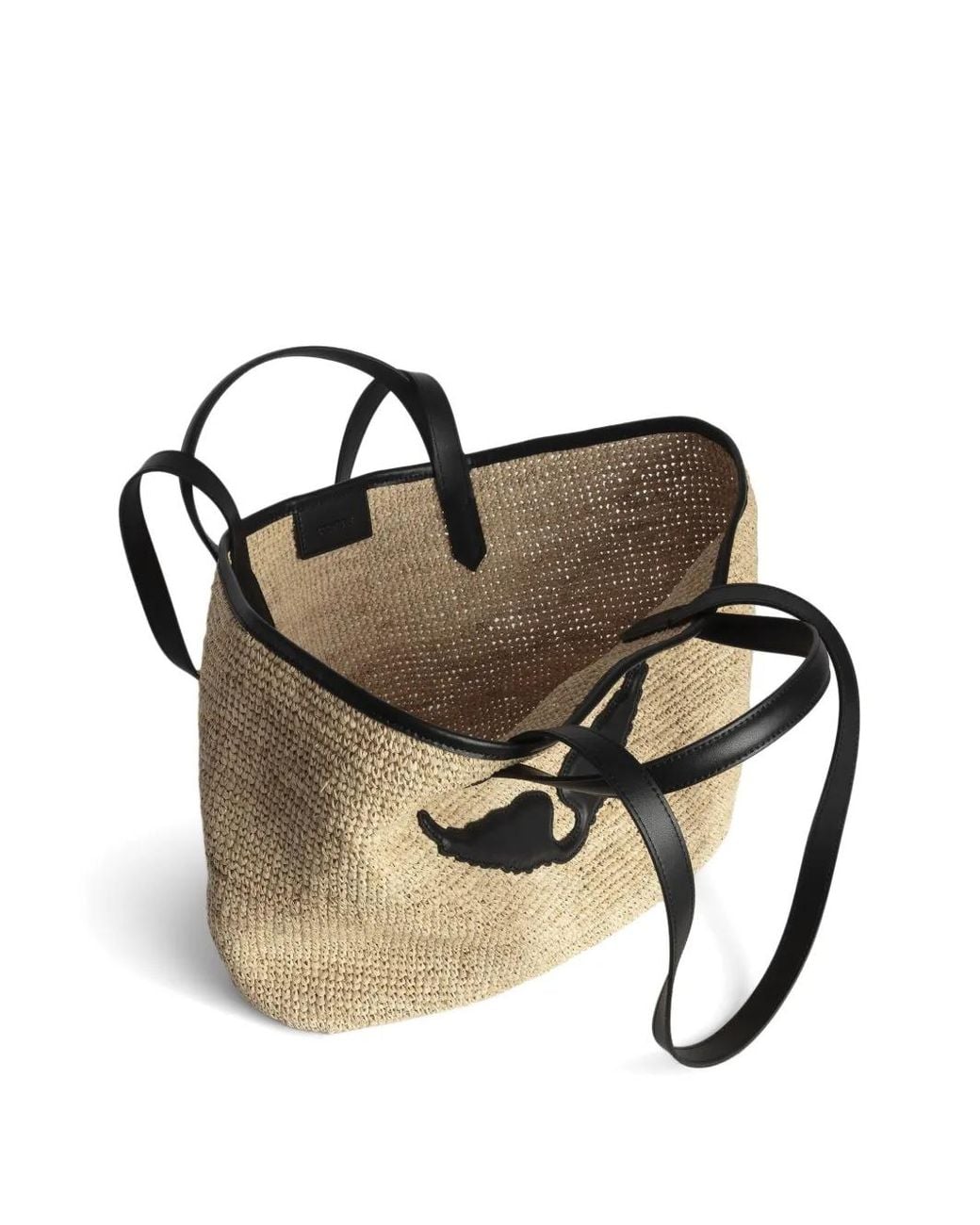 Zadig & Voltaire Natural Le Wings Panier Shopper Bag