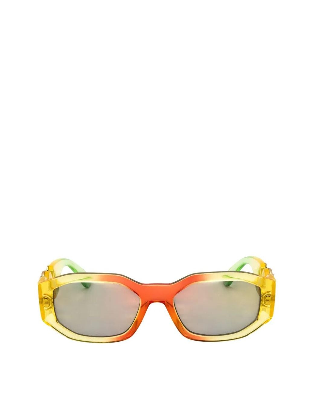 Versace Yellow Geometric-Frame Sunglasses