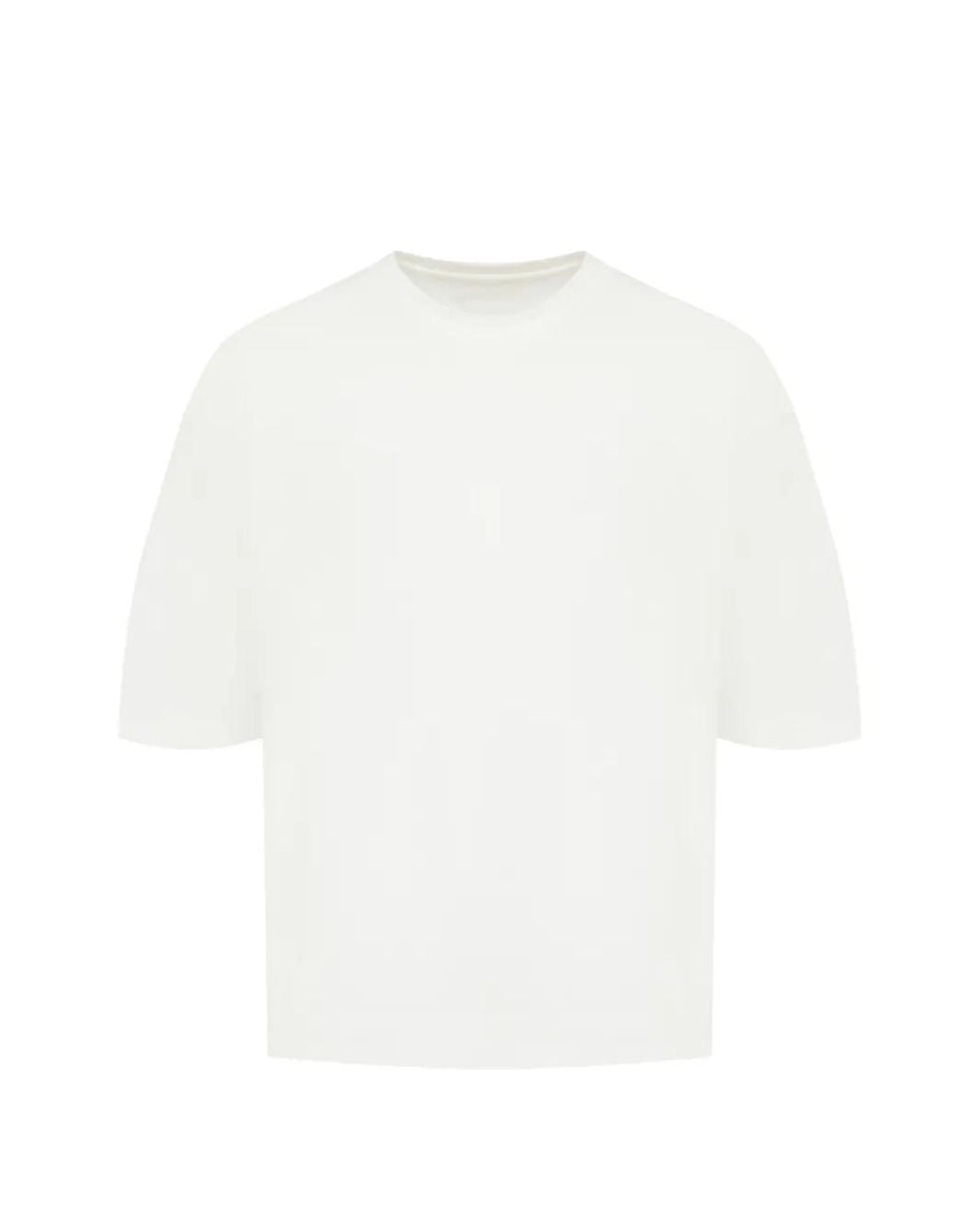Issey Miyake White Basic T-Shirt for men