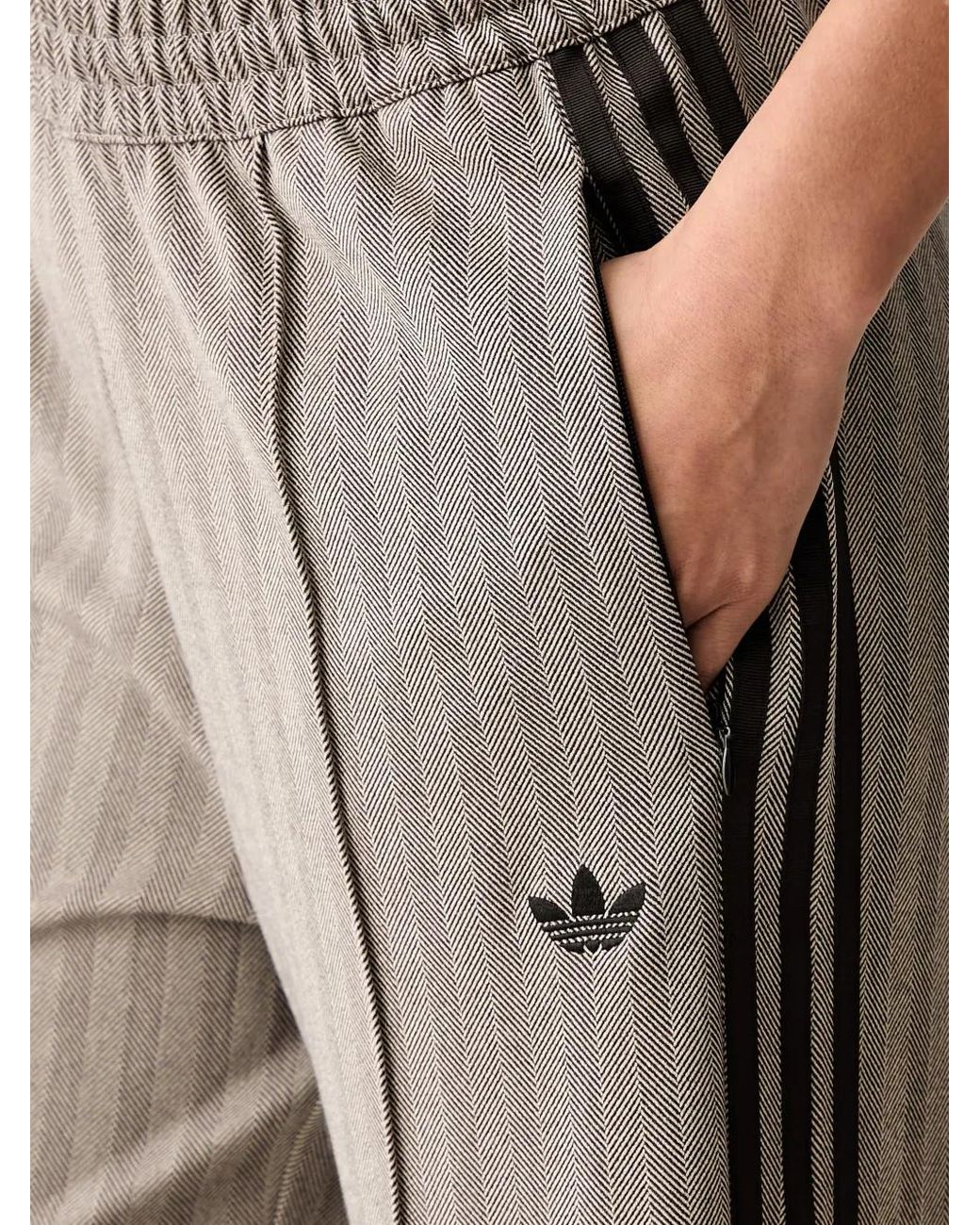 Adidas Gray Track Pants Og Tweed