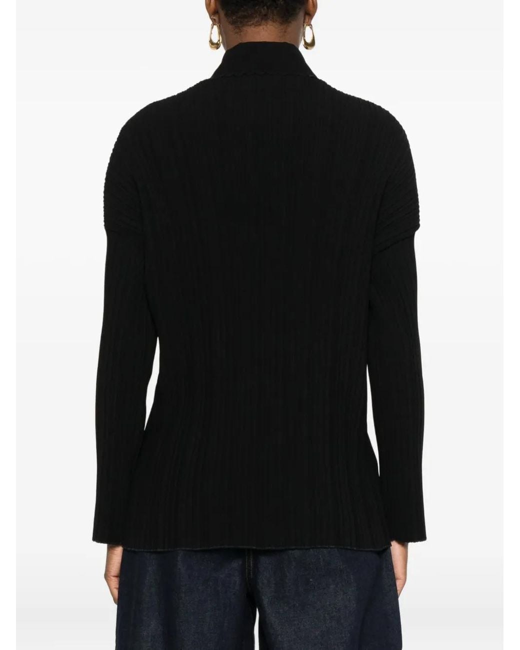 Forte_forte Black Long-Sleeve Shirt