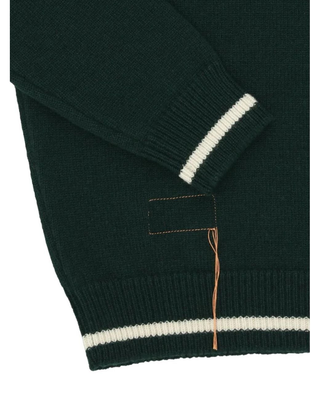 Fortela Crow Zip-Up Cardigan in Green for Men | Lyst