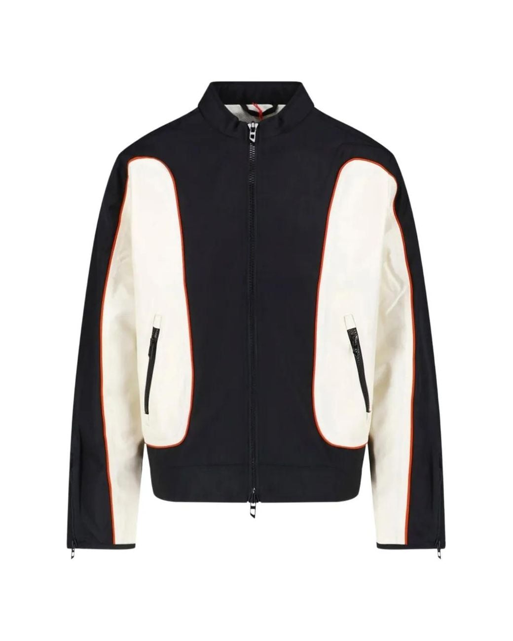 DIESEL Black Colour-Block Panelled Jacket for men