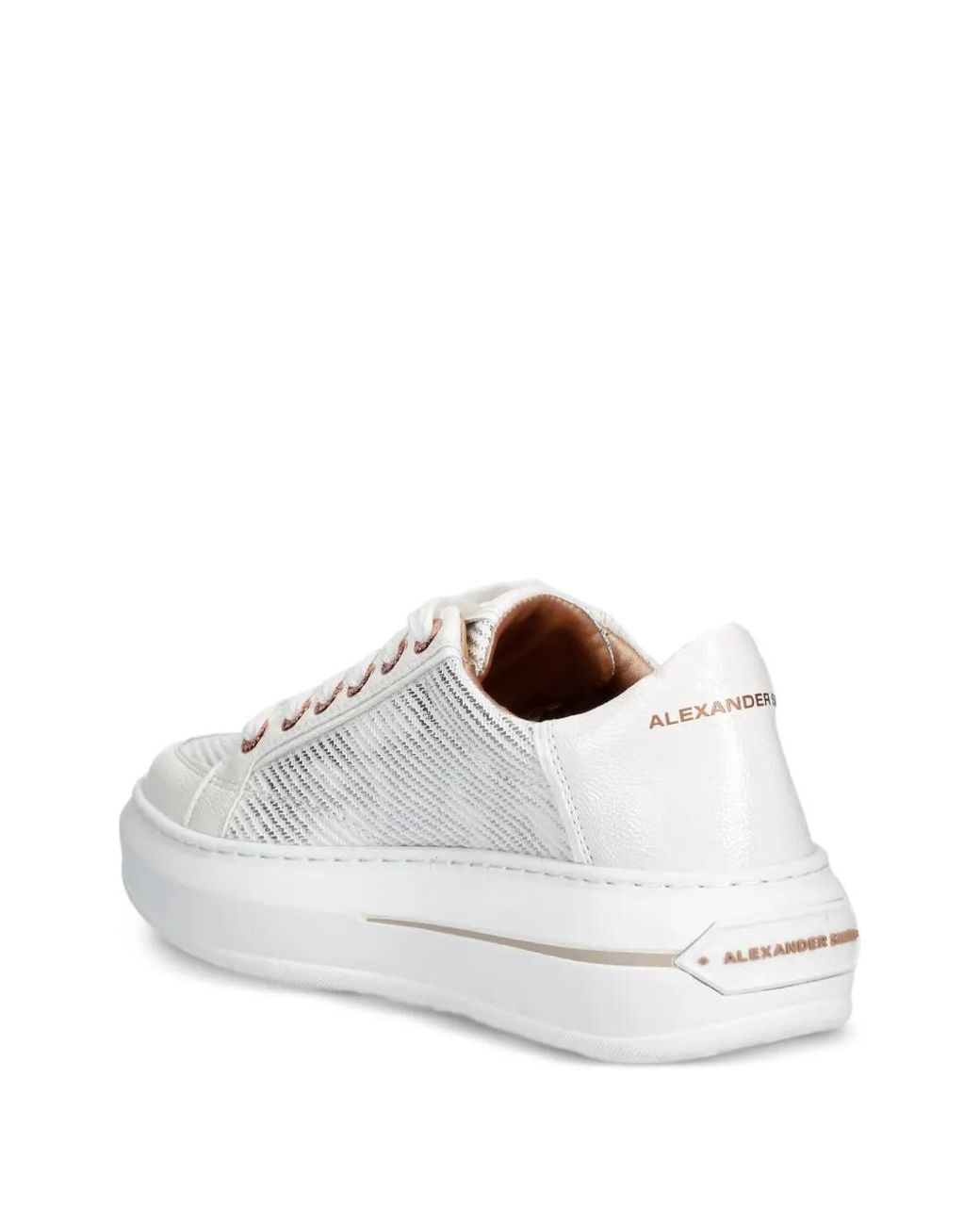 Alexander Smith White Lancaster Sneakers Mit Logo
