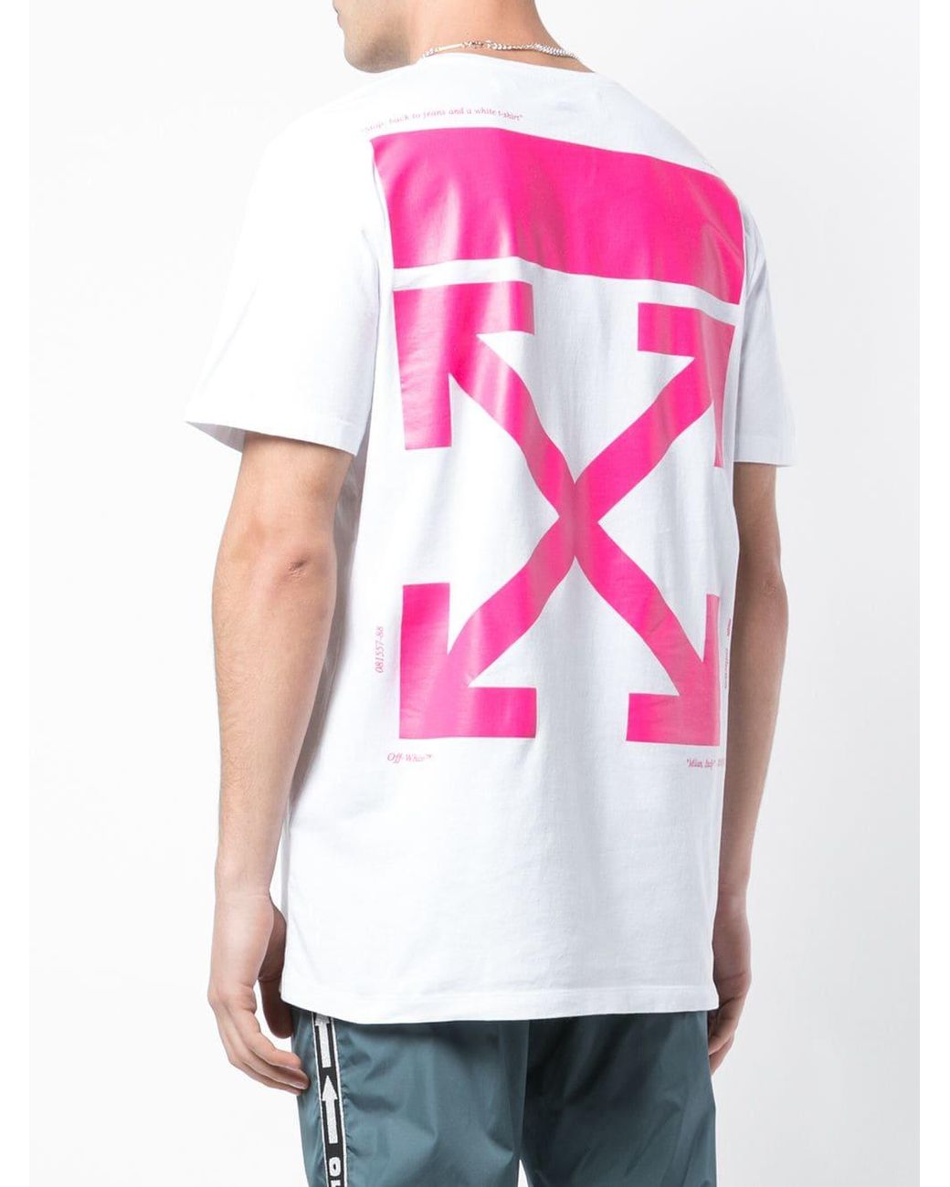 Off White c o Virgil Abloh Simpsons Embroidered T shirt in White for Men Lyst