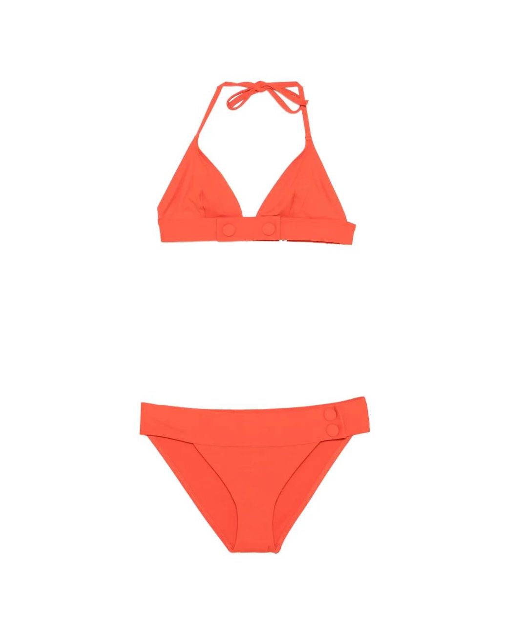 Eres Bikini Verfraaid Met Knopen in het Red