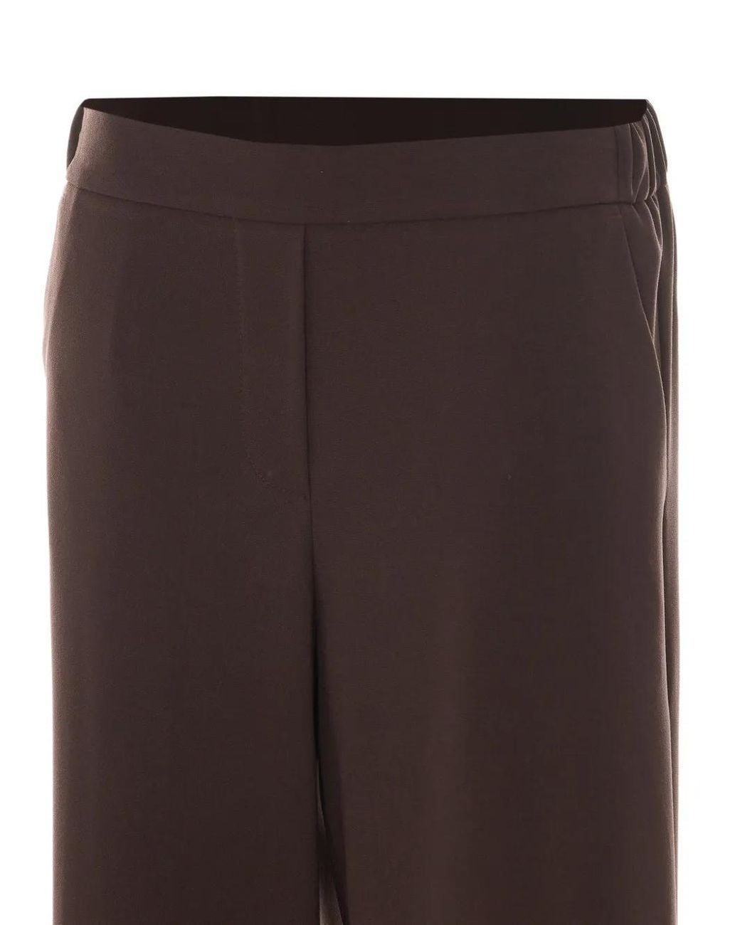 RUE DU BAC Brown Wide-Leg Trousers