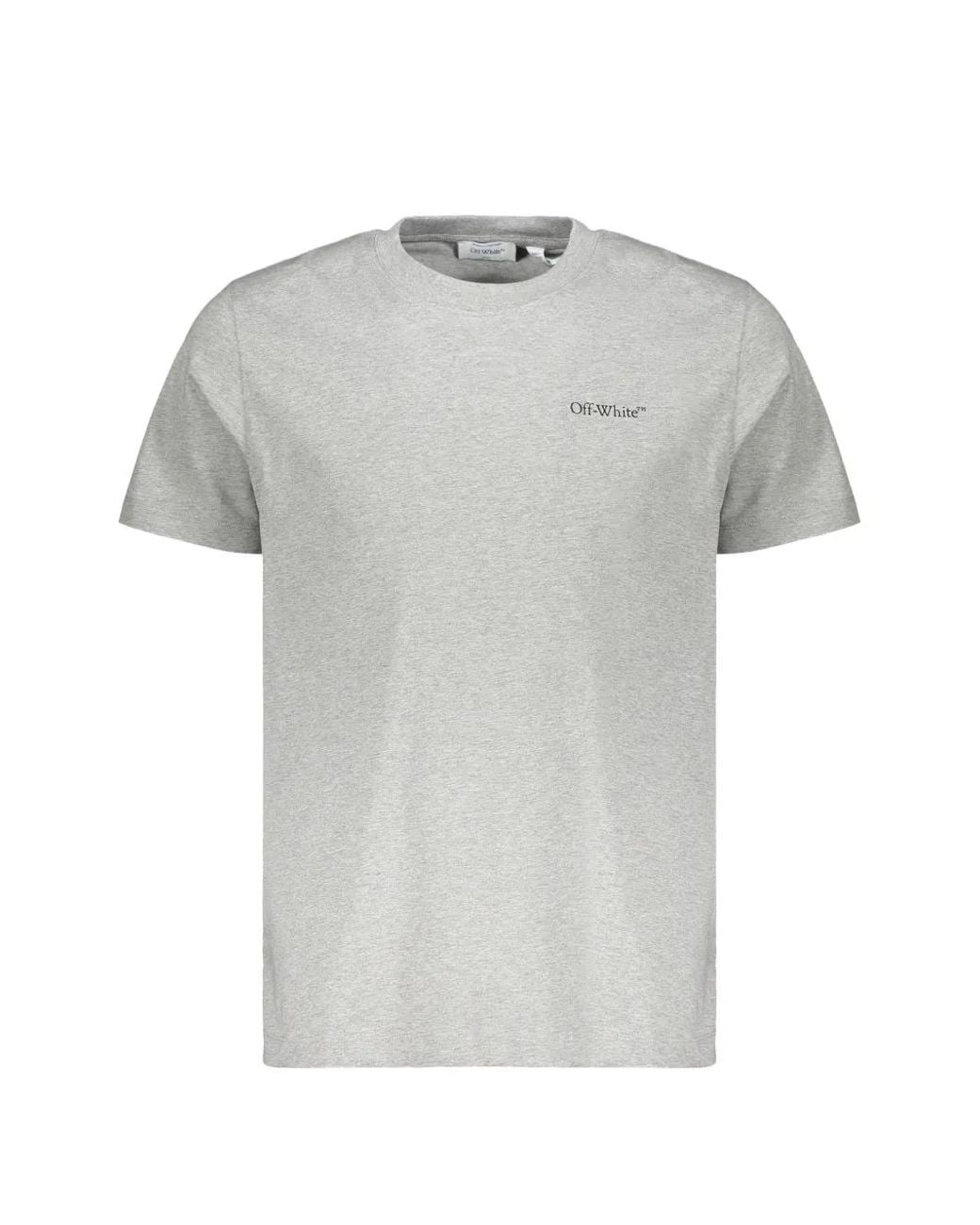 Off-White c/o Virgil Abloh Gray Arrows-Motif T-Shirt for men