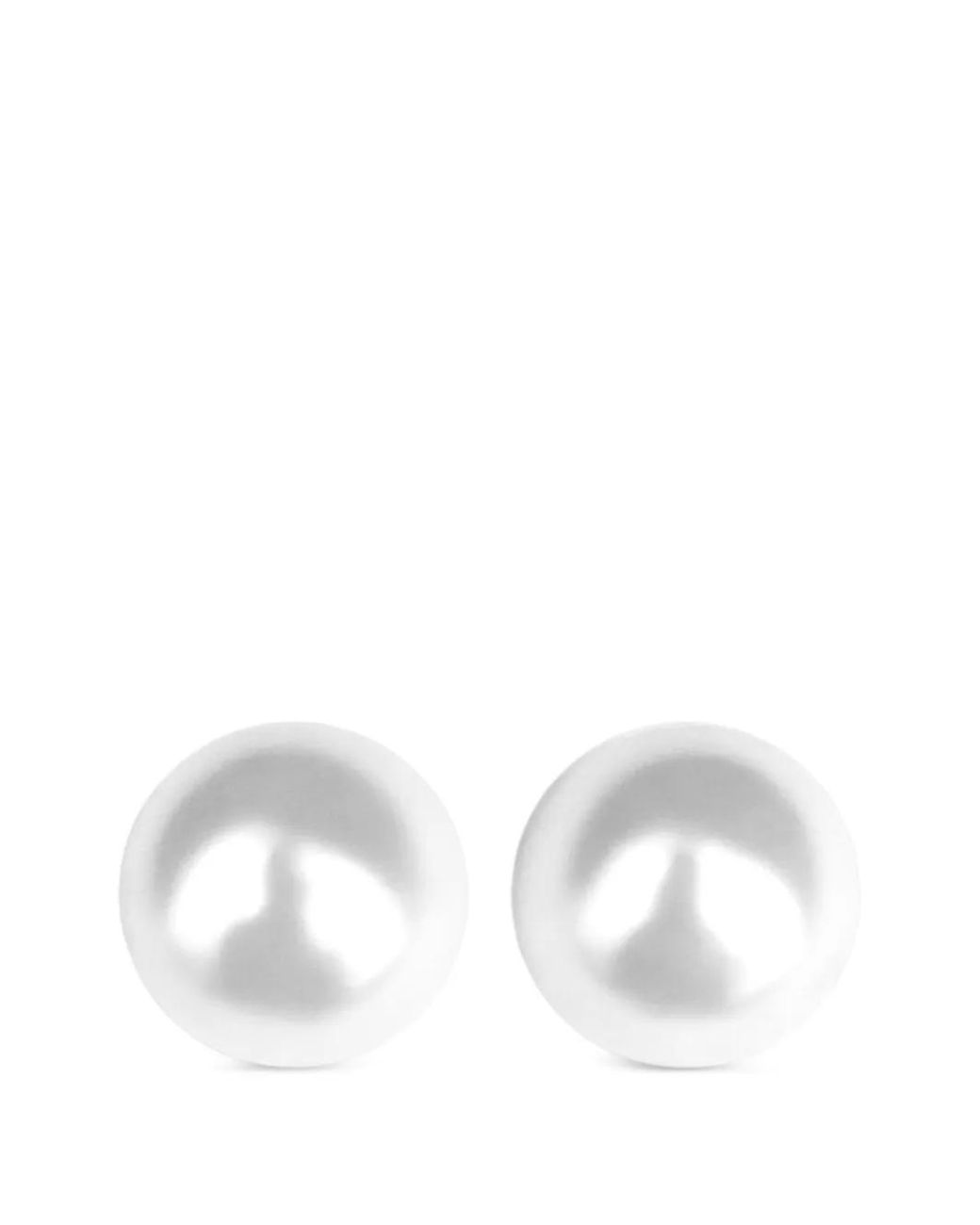 Hzmer Jewelry White Faux-Pearl Drop Earrings