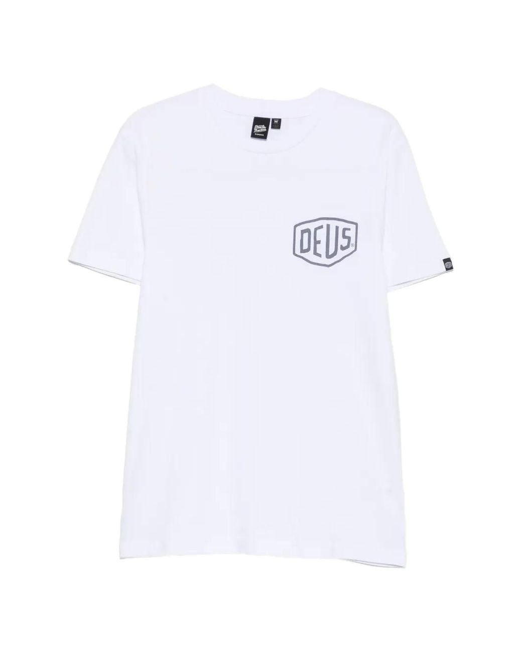 Deus Ex Machina White T-Shirt À Logo Biarritz Address for men