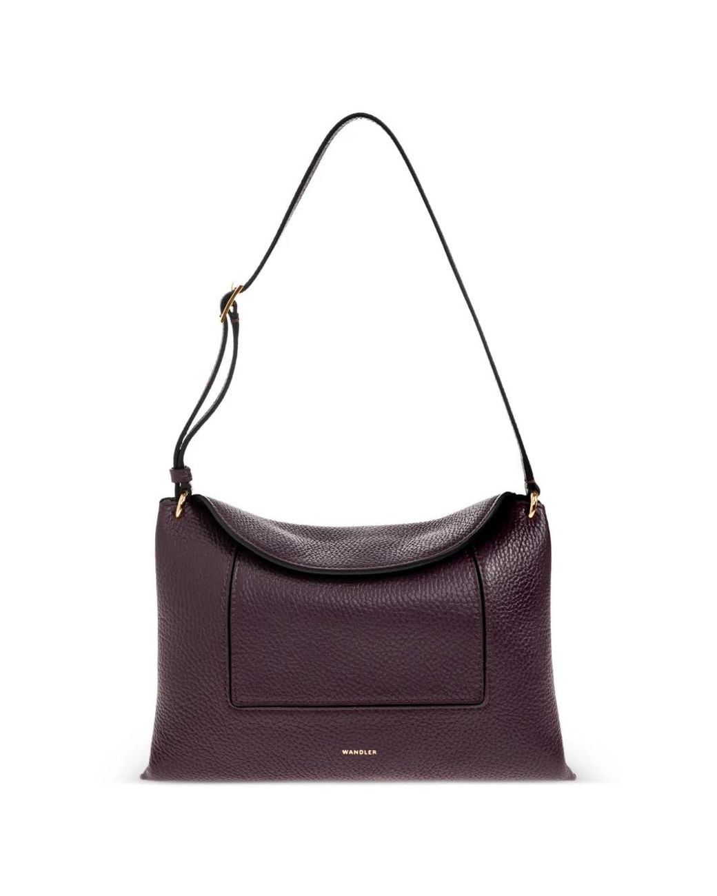 Wandler Purple Penelope Slouch Shoulder Bag