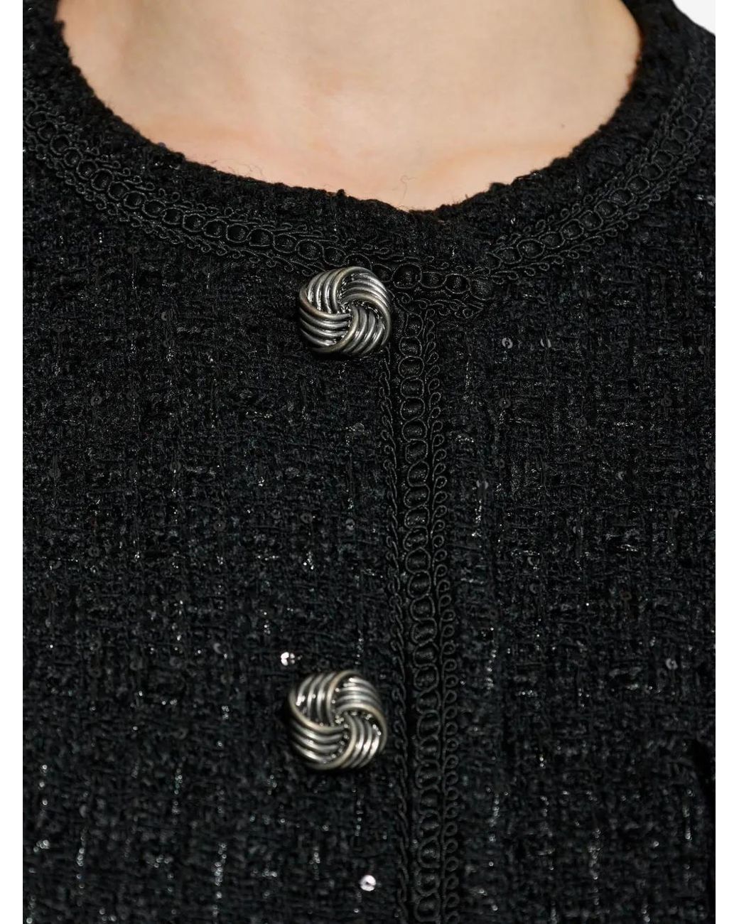 Gestuz Black Gzkeiko Button Embellished Jacket