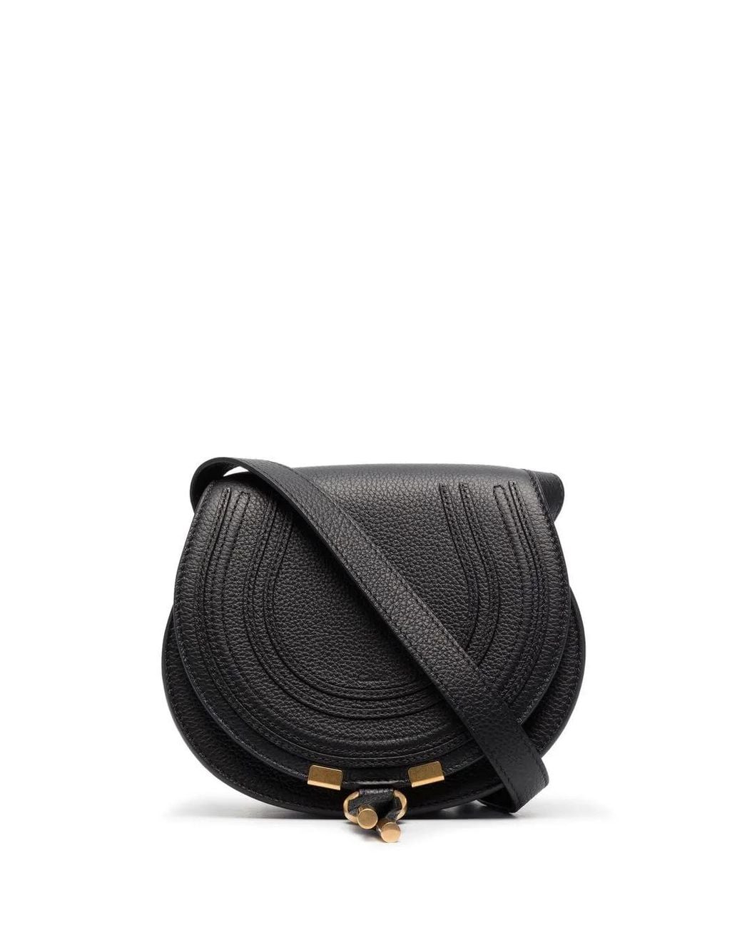 Chloé Black Marcie Leather Bag
