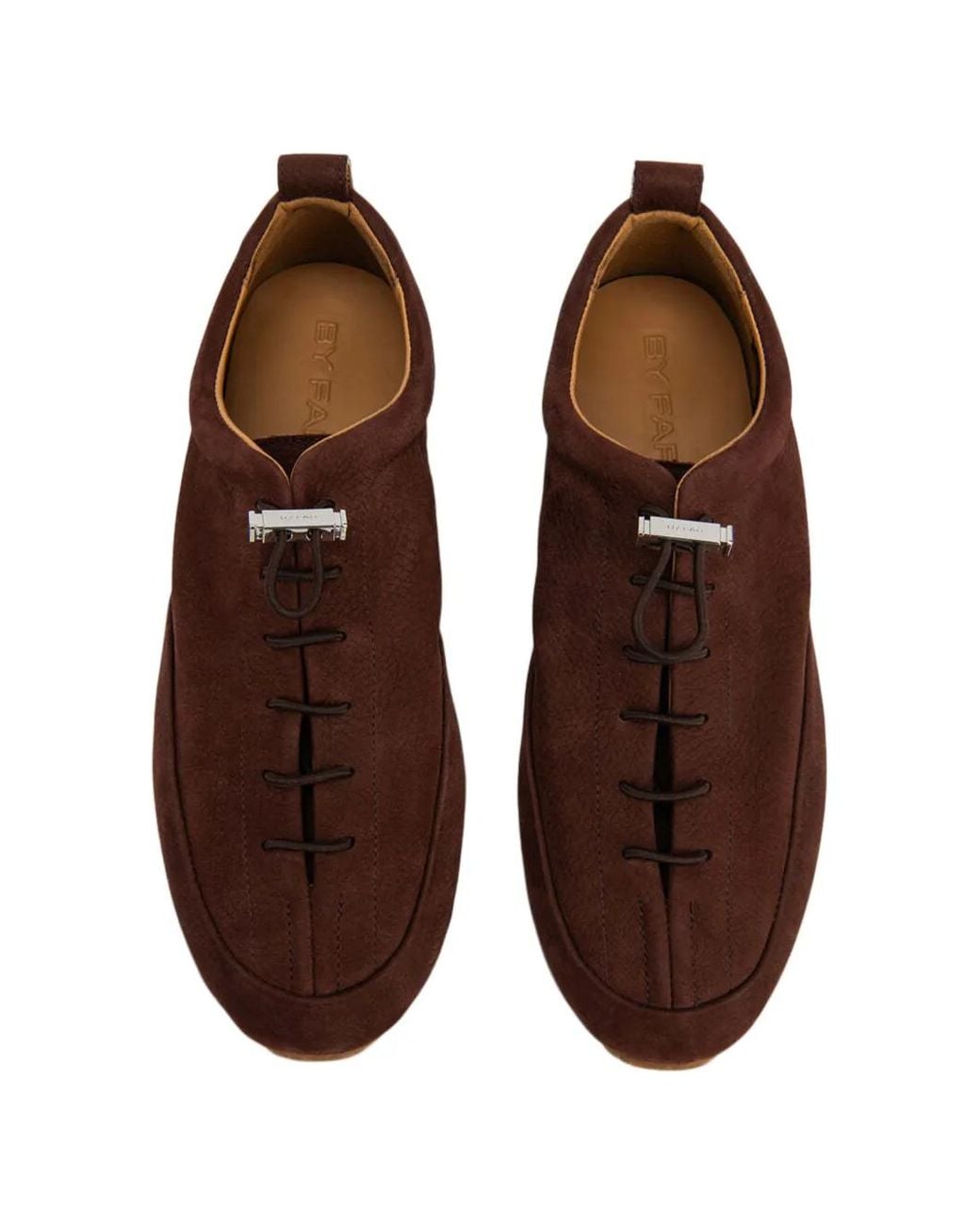 By Far Brown Prudent Low-Top Sneakers