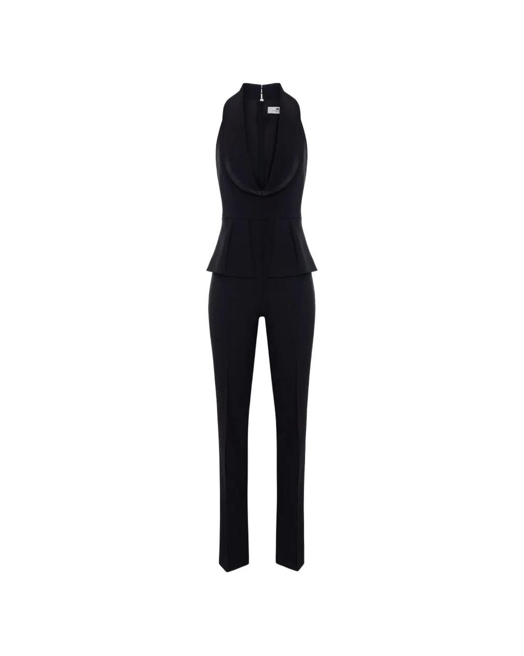 Elisabetta Franchi Blue Jumpsuit