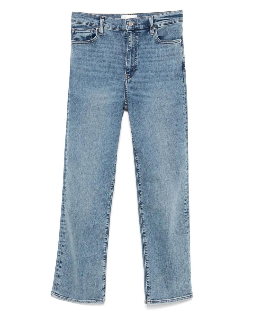 【IONSEOUL】Rear pin tuck boot cut denim 4FM130 T.K. Axel Men's Flattering Slim Boot Cut Button & Zip