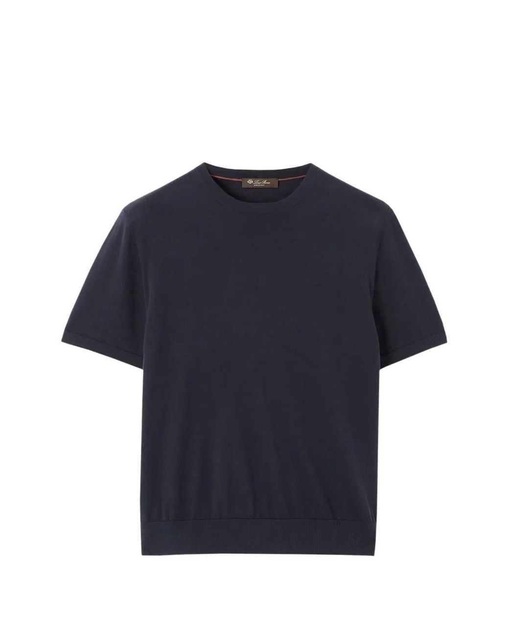 Loro Piana Blue Ice Wish Short-Sleeve Sweater for men