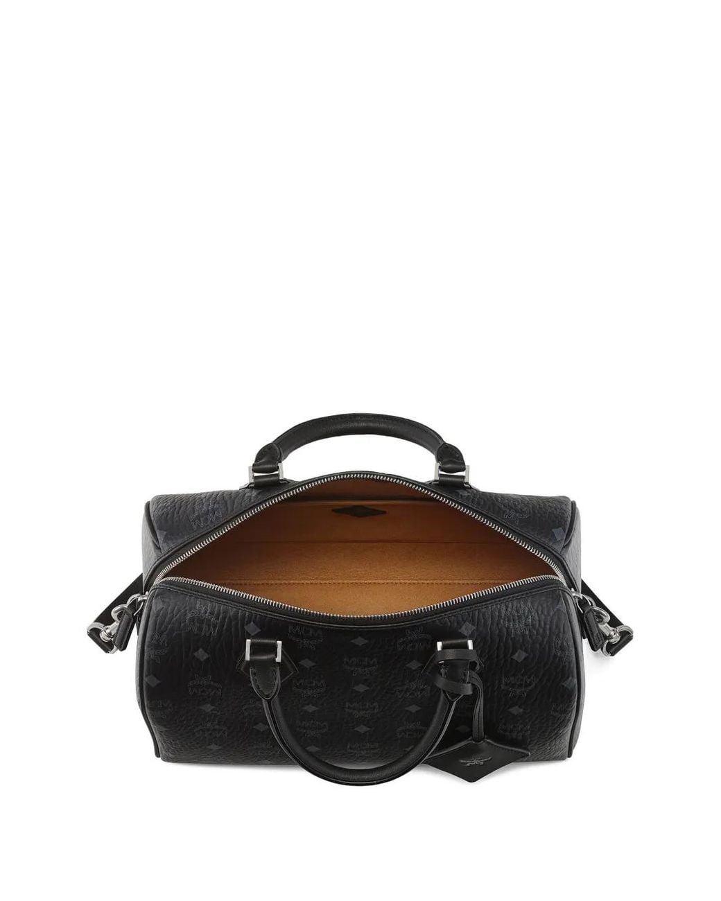 MCM Black Ella Boston Tote Bag