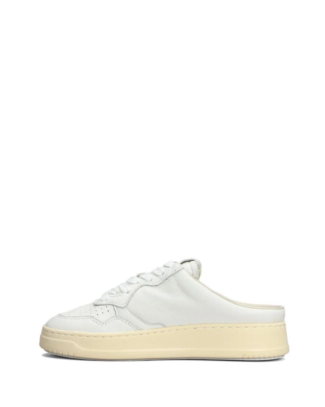 Autry White Leather Sneakers