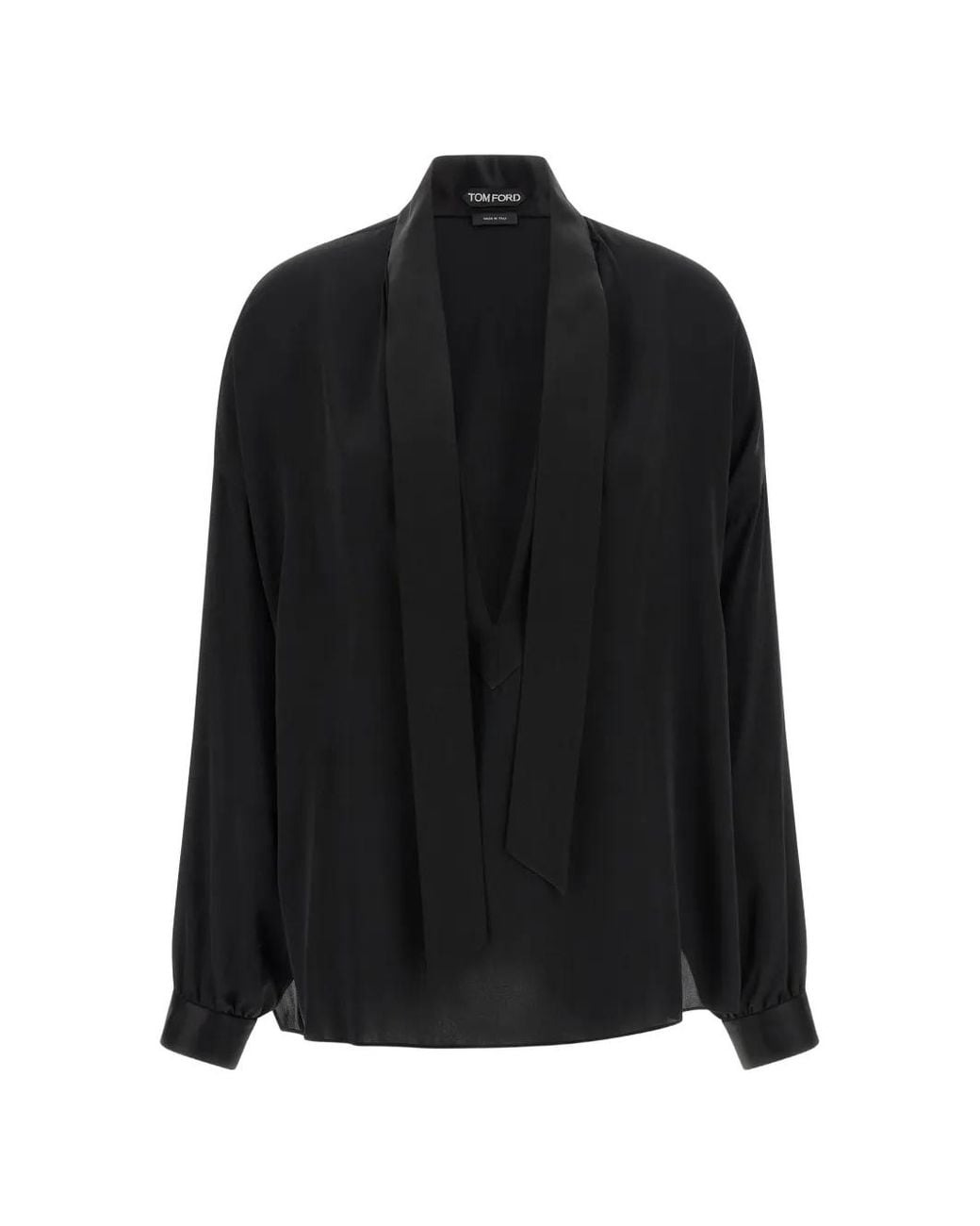 Tom Ford Black Silk Blouse