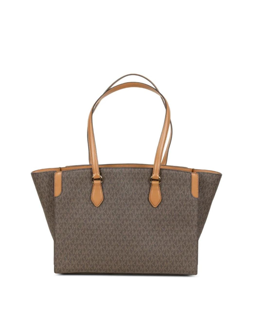 Michael Kors White Large Monogram Tote Bag