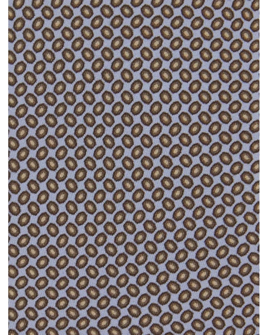 Corneliani White Geometric-Pattern Tie for men