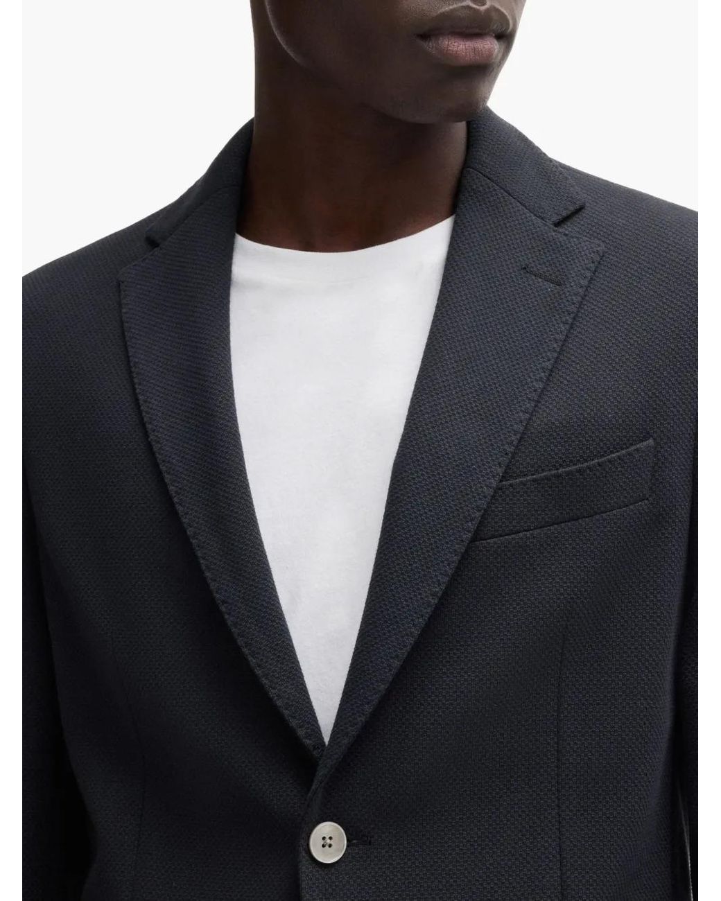Boss Black Cotton-Blend Blazer for men