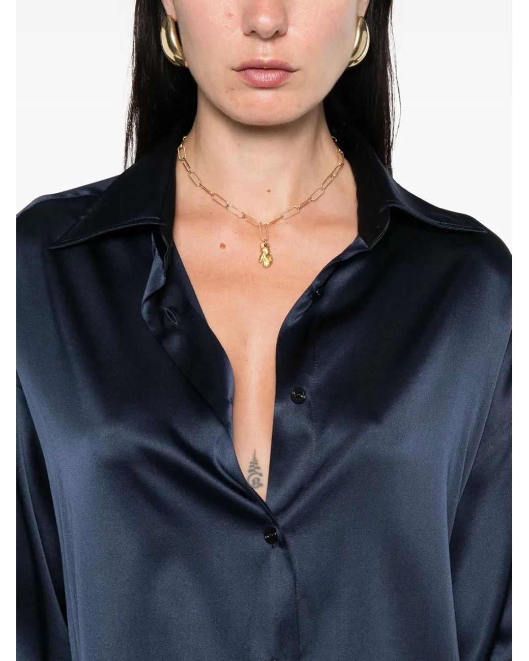 Tom Ford Blue Silk Shirt