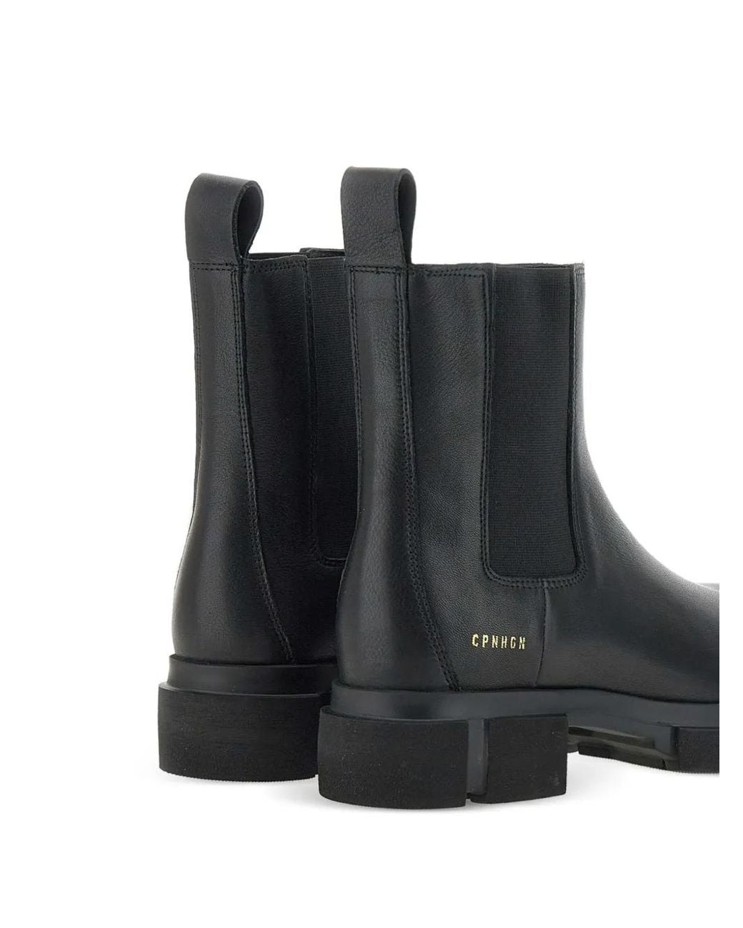 COPENHAGEN Black Chunky-Sole Chelsea Boots
