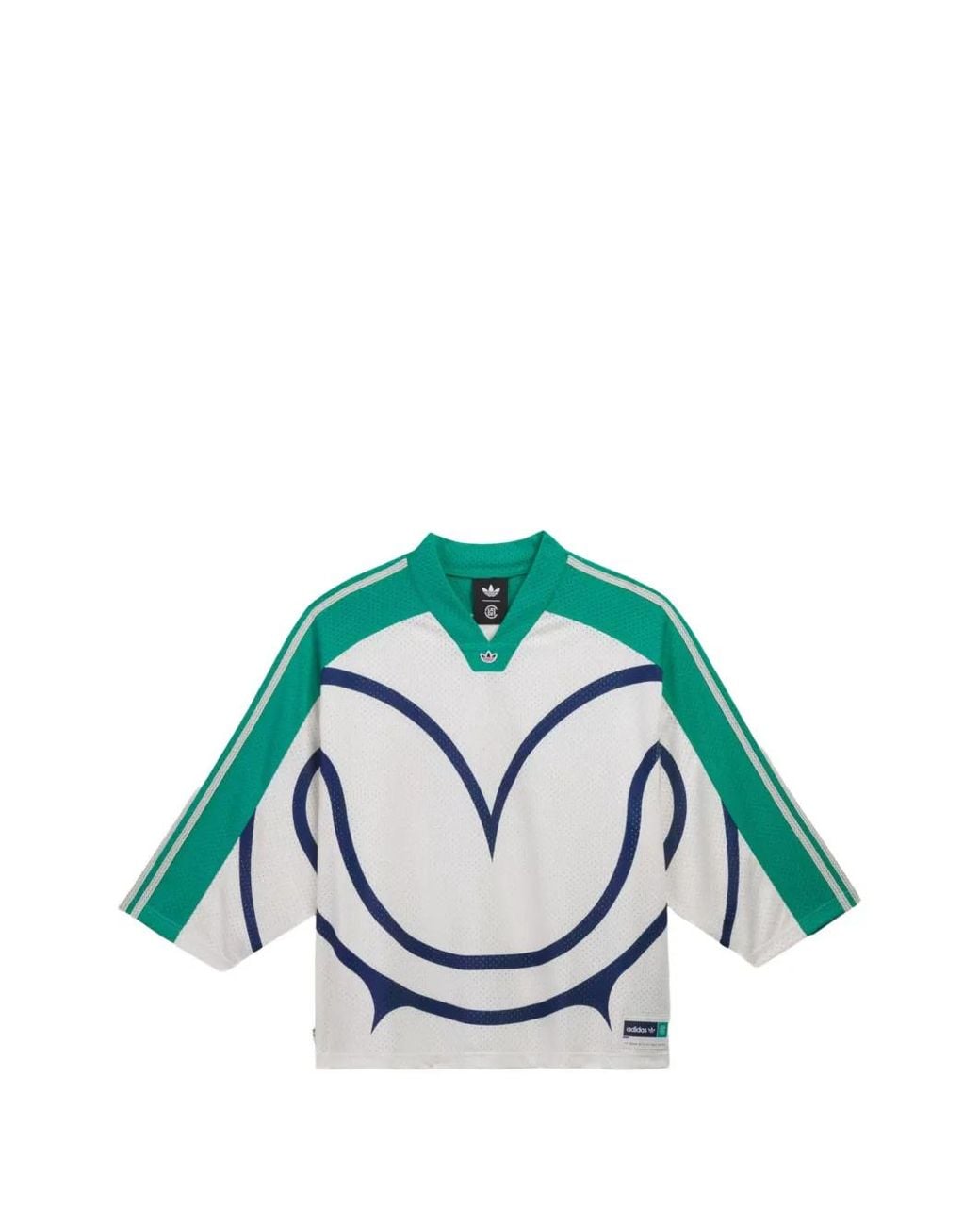 Adidas Blue X Edison Chen Clot Hockey Jersey T-Shirt
