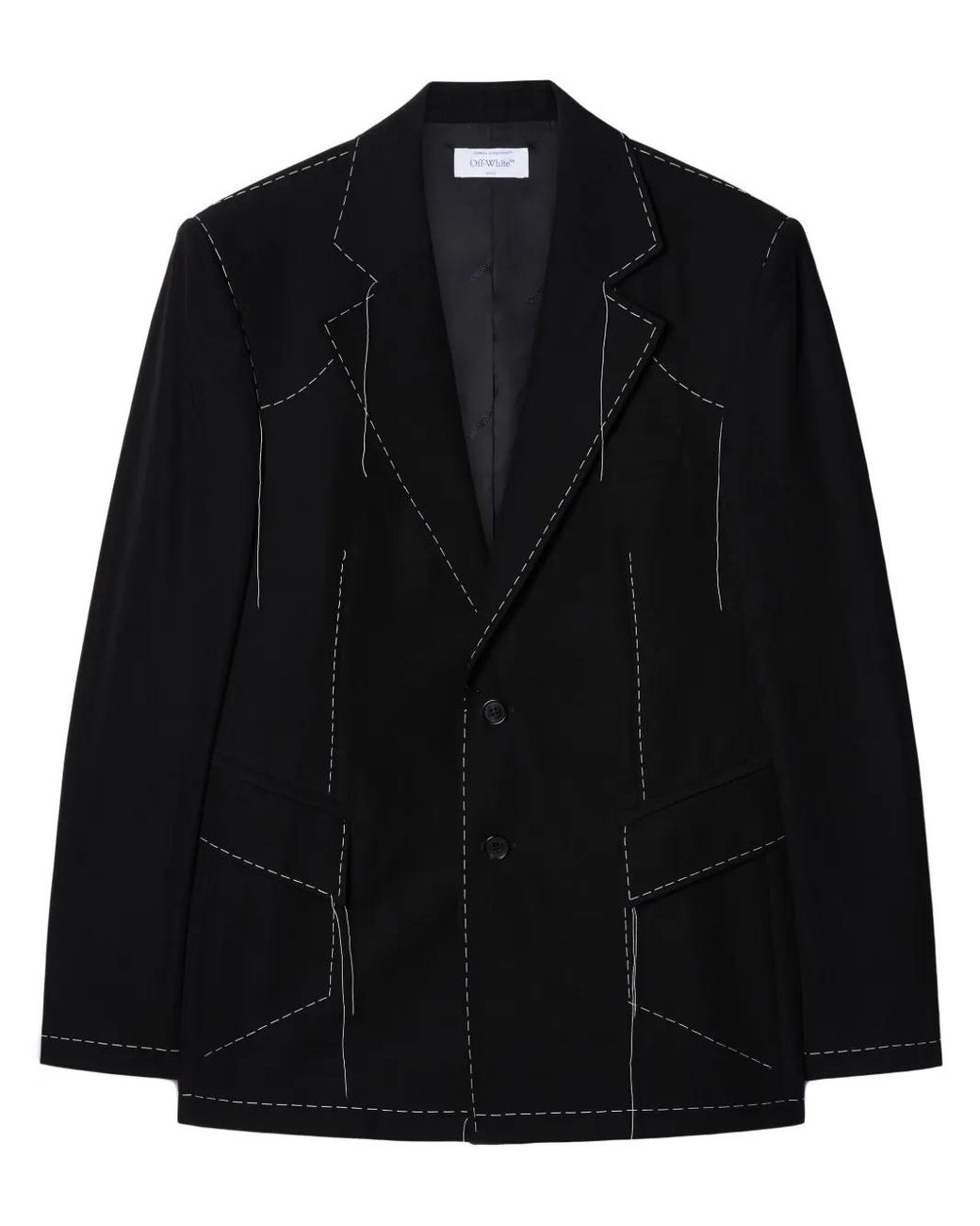 Off-White c/o Virgil Abloh Black Jackets for men