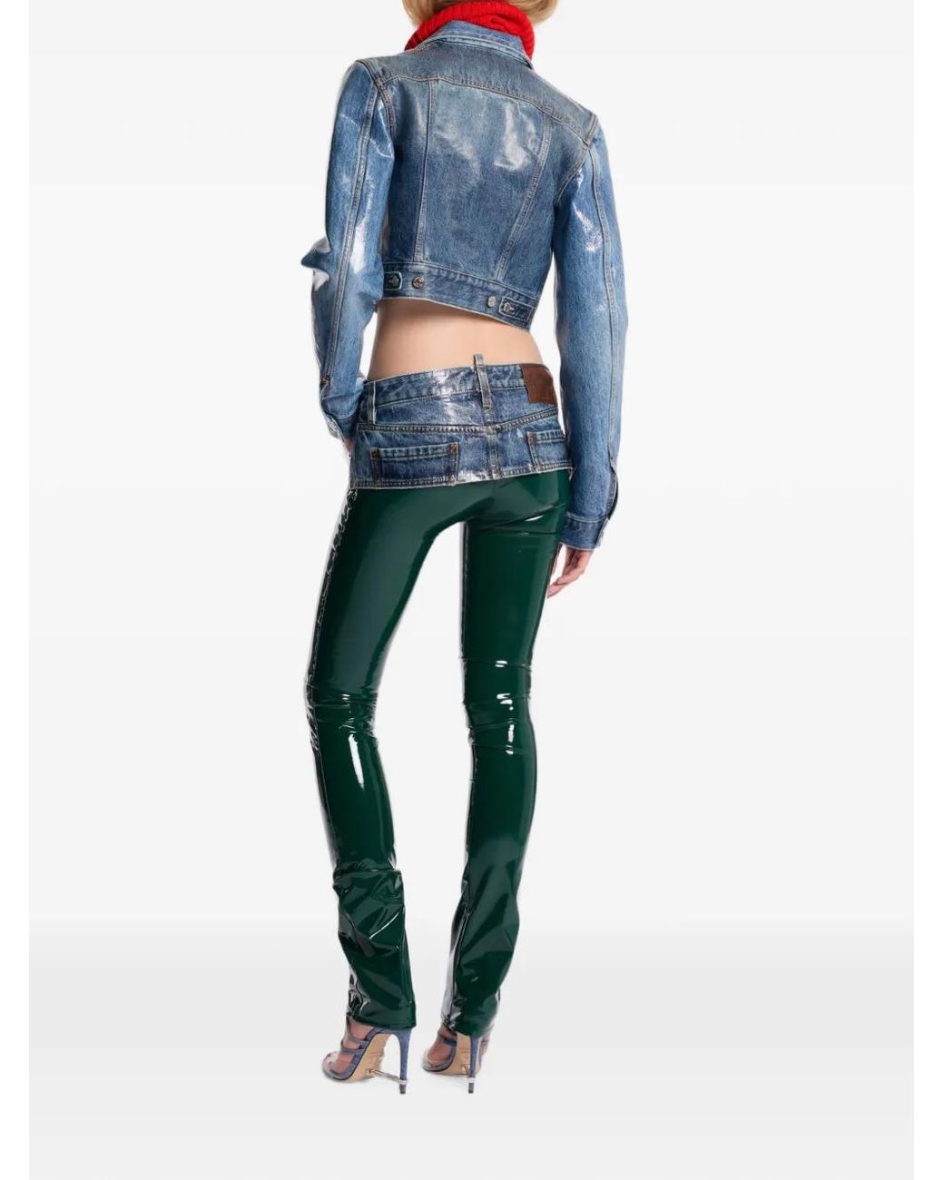 DSquared² Blue Hot Skirt