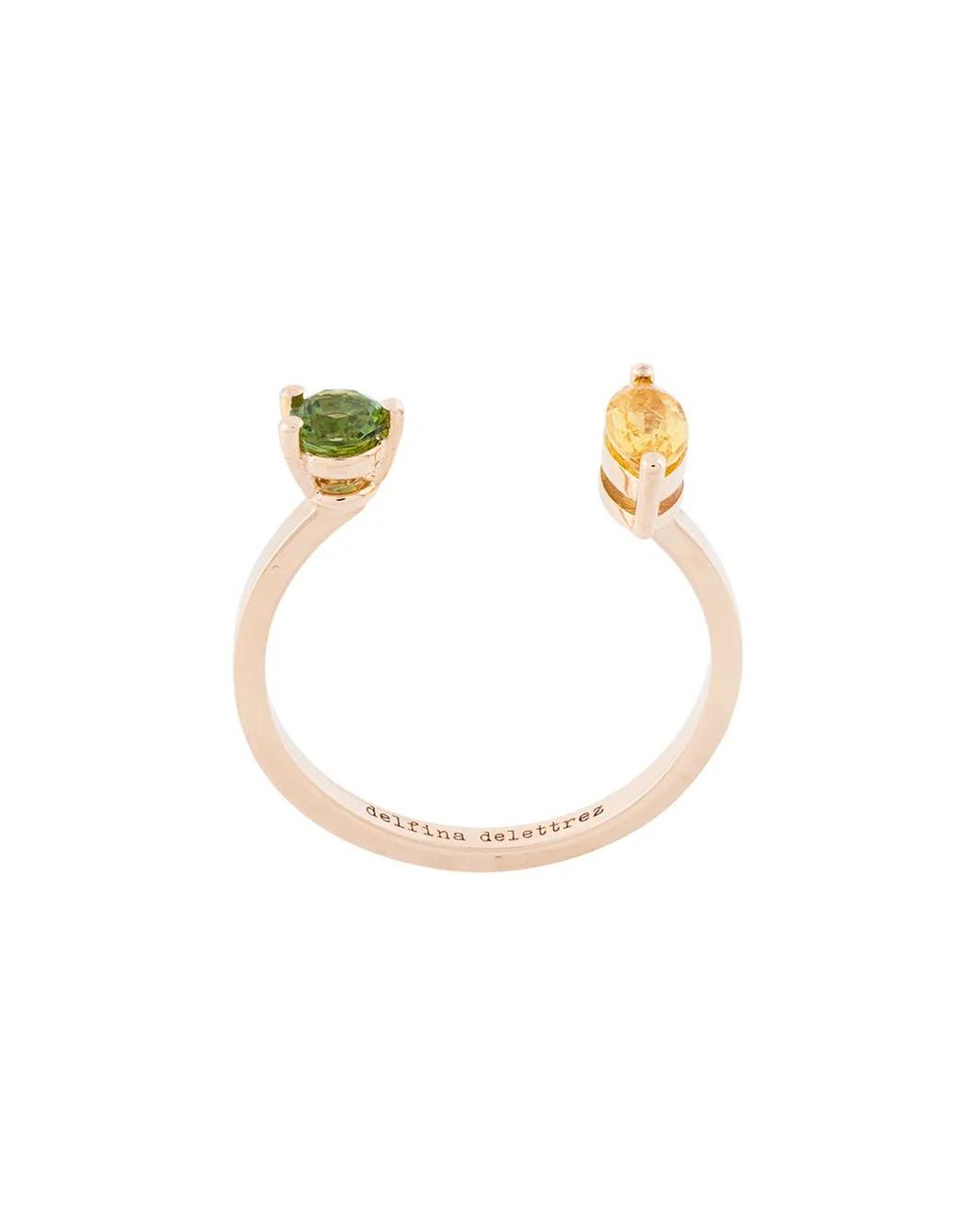 Delfina Delettrez Dots Ring in het White