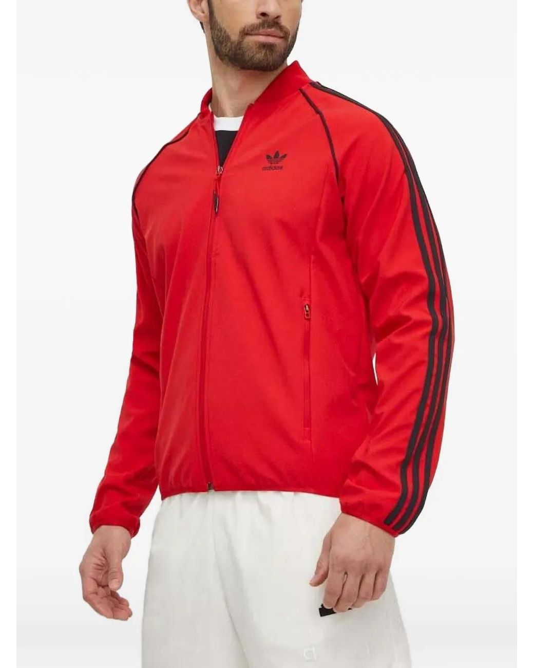 Adidas Red Sst Bonded Jacket for men