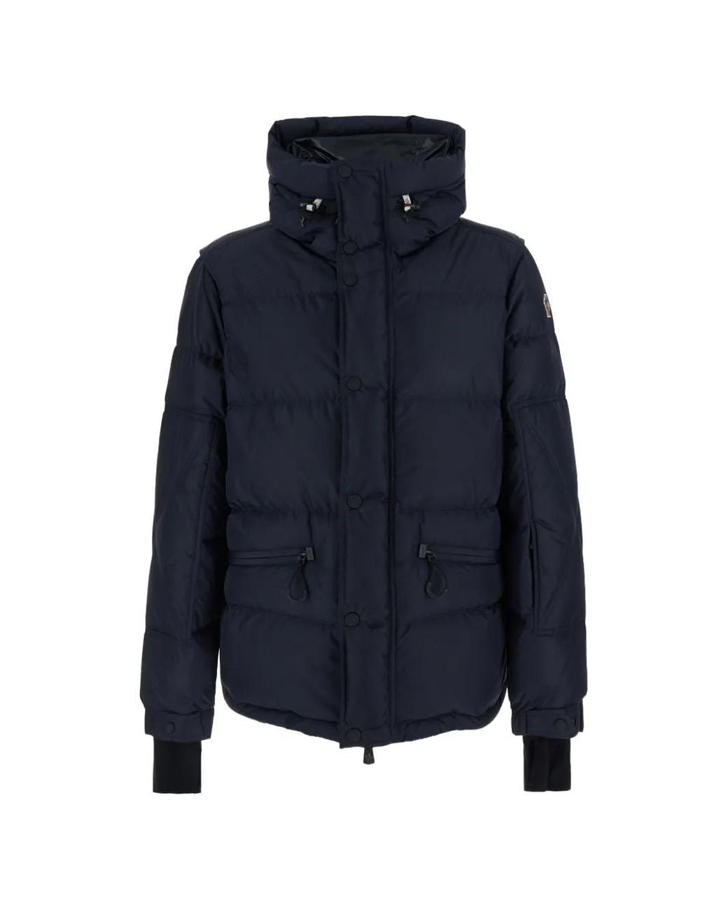 Moncler Blue Kasanka Hooded Quilted Jacket for men