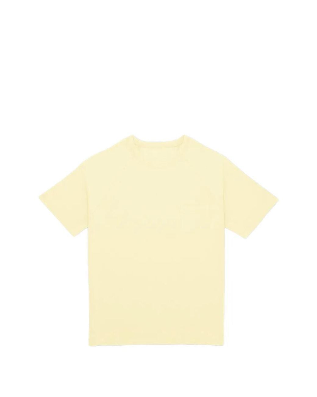 Fortela Yellow Vermont Raglan-Sleeve Pocket T-Shirt for men