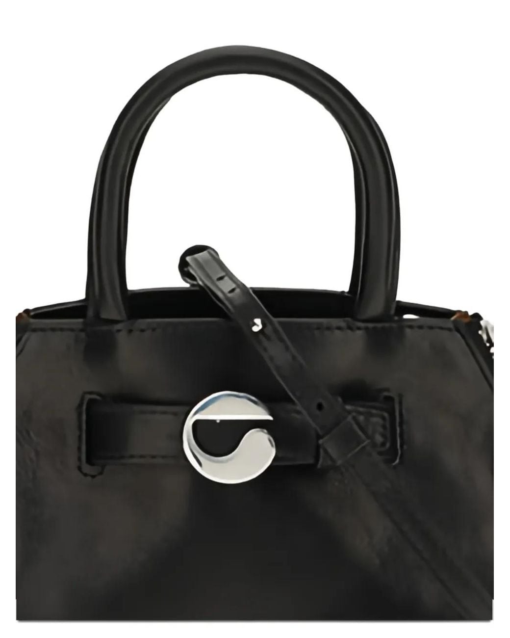 Coperni Black Mini Data Bag Tote