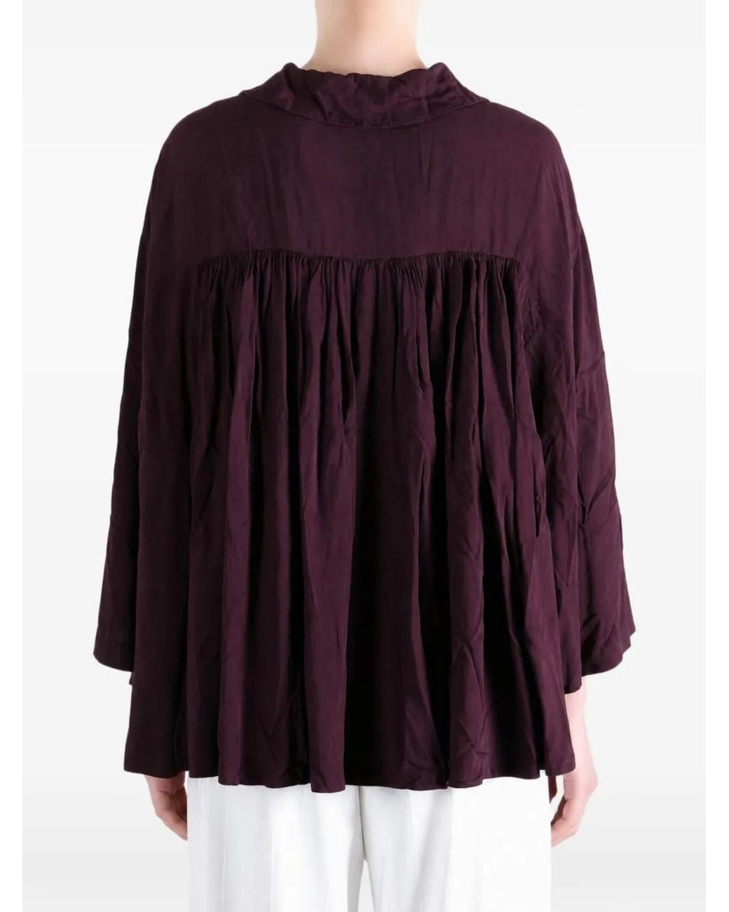 Top Halles Bb Con Lazo Casey Casey de color Purple