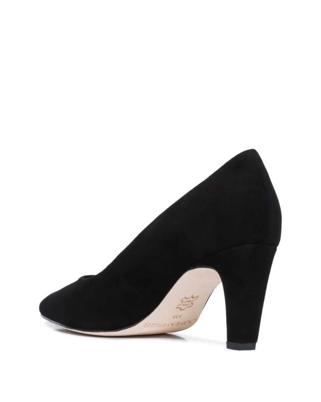 Bernardo Black 70Mm Pointed-Toe Suede Pumps