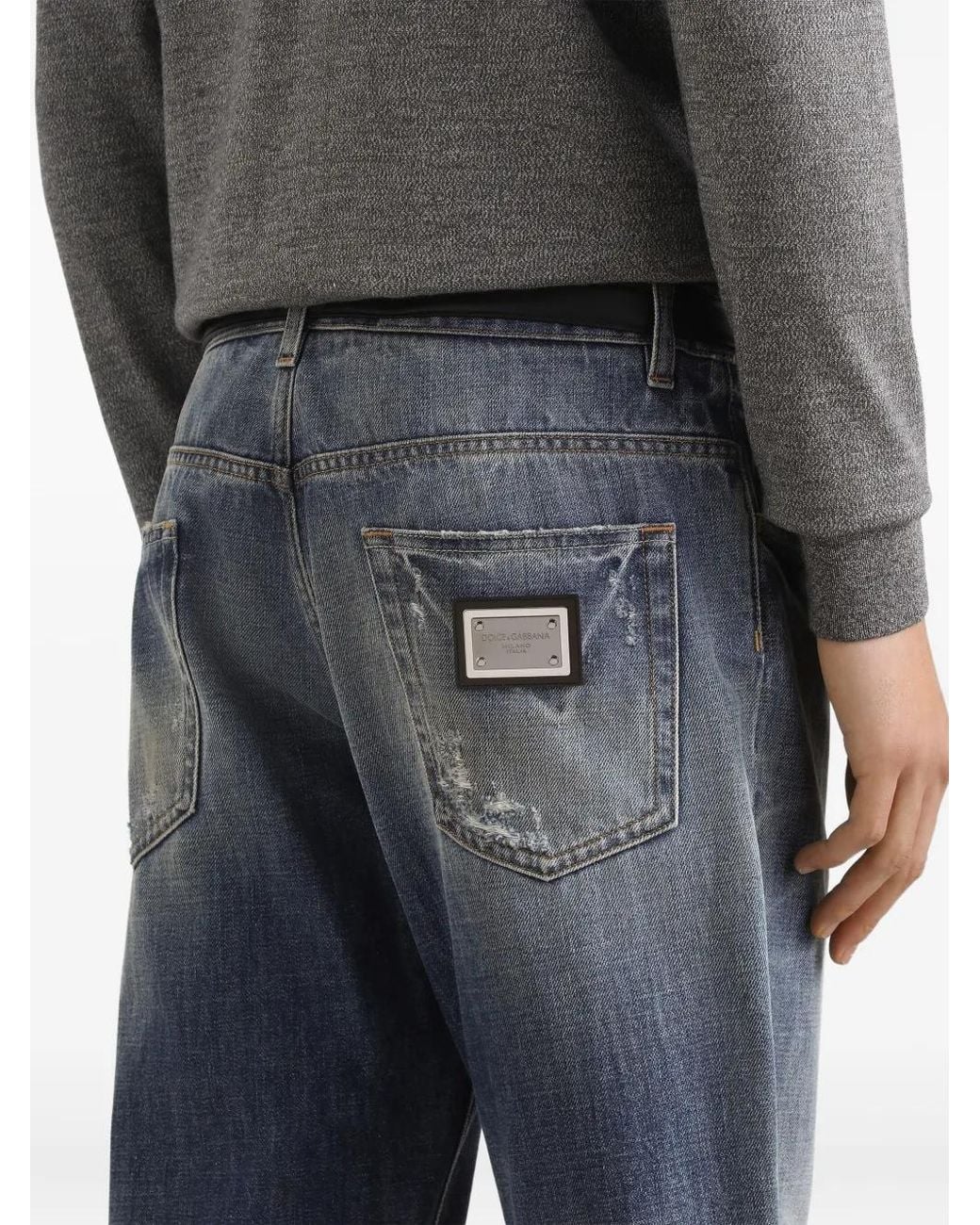 Dolce & Gabbana Blue Dolce & Gabbana Trousers for men