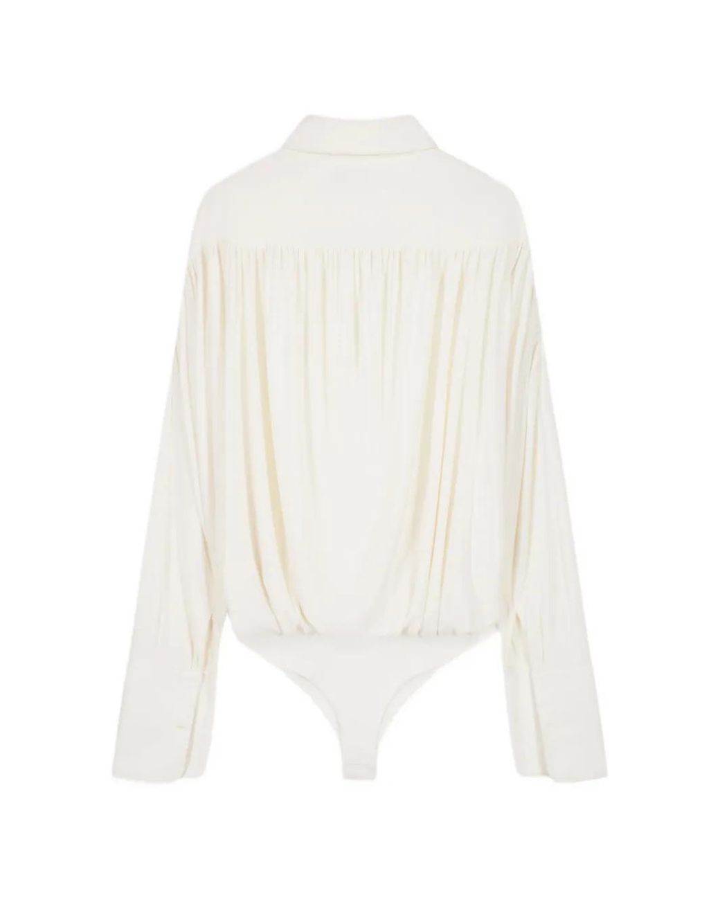 Coperni White Draped Boxy Body