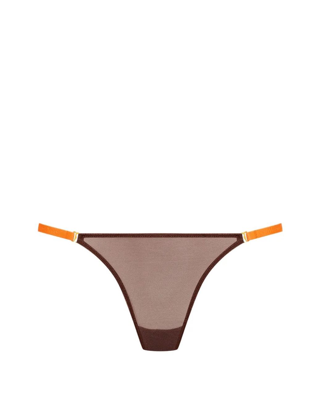 Maison Close Natural Corps À Corps Mesh Thong