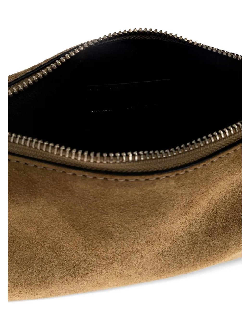 Marc Jacobs White Logo-Debossed Suede Shoulder Bag