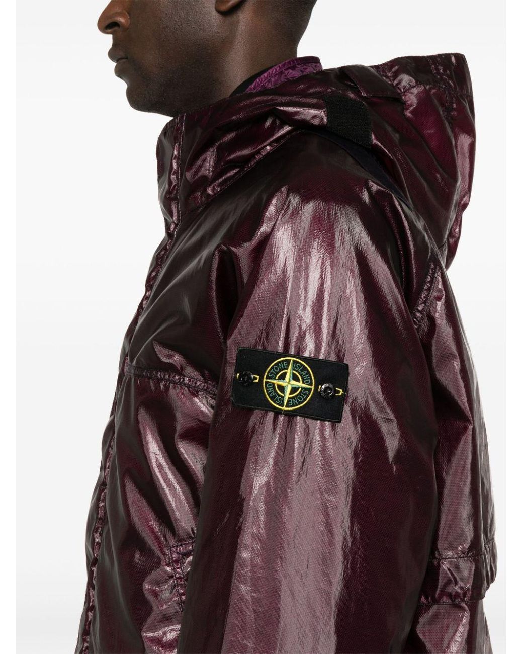 Stone Island Glass Cover Tc Jacket in Purple for Men Lyst UK