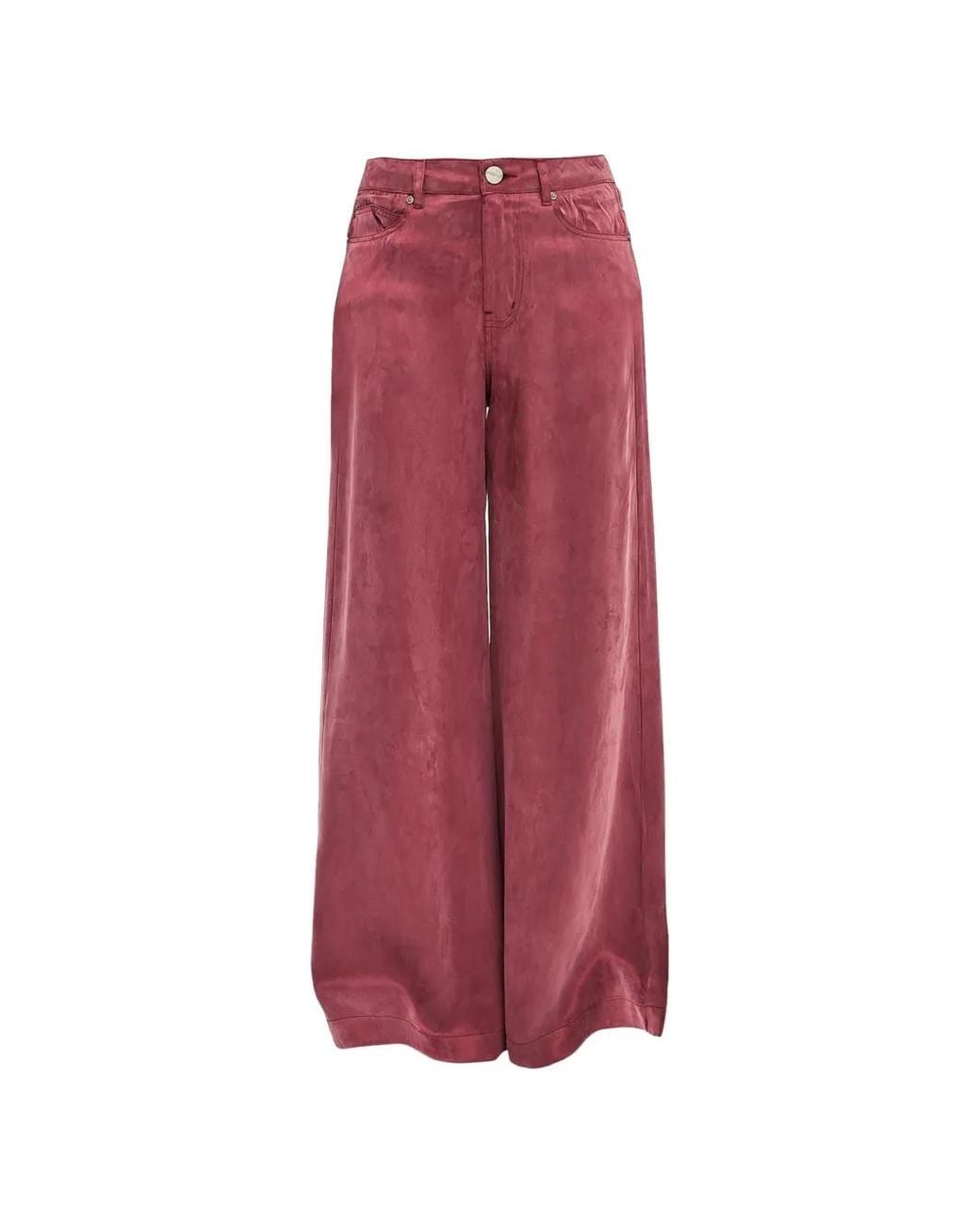 Pinko Purple Wide-Leg Trousers
