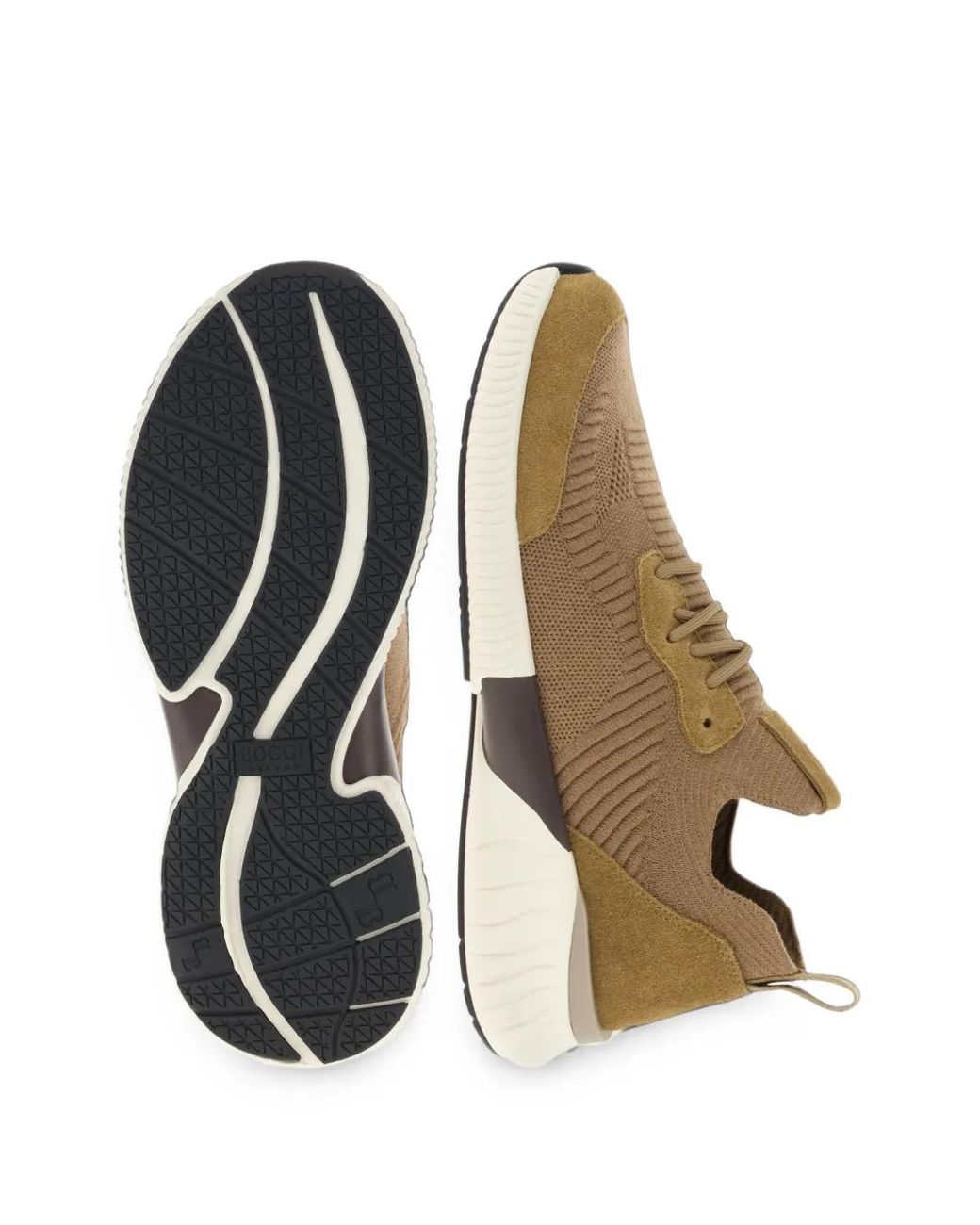 Boggi Brown Willow Trainers for men