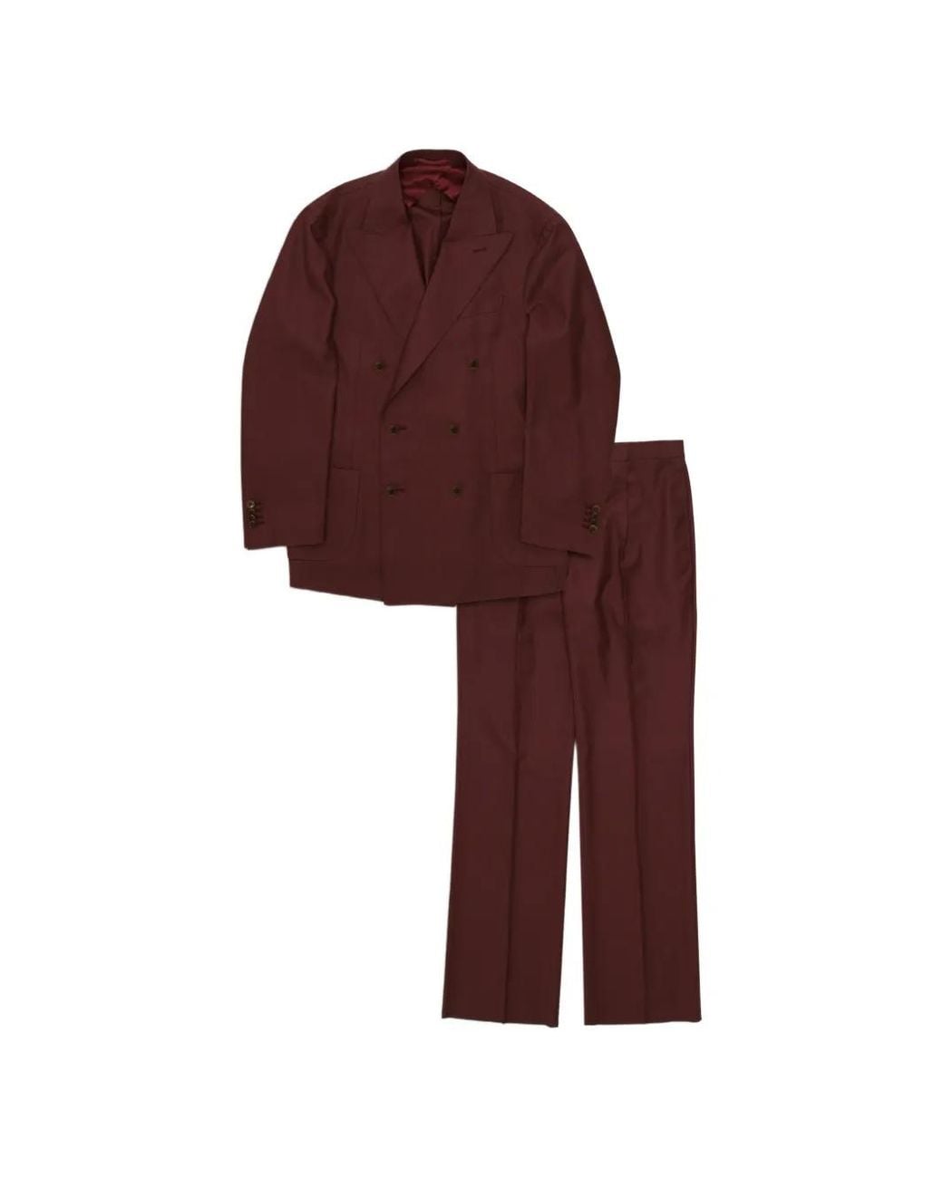 Fortela Purple Totò Double-Breasted Suit (Set Of Two) for men